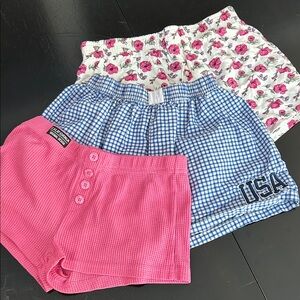 Trendy and cute assortment of Pink, Blue, and Floral Women's boxer Shorts Set